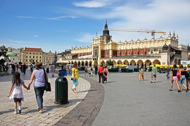 Kraków - rynek Główny i Sukiennice