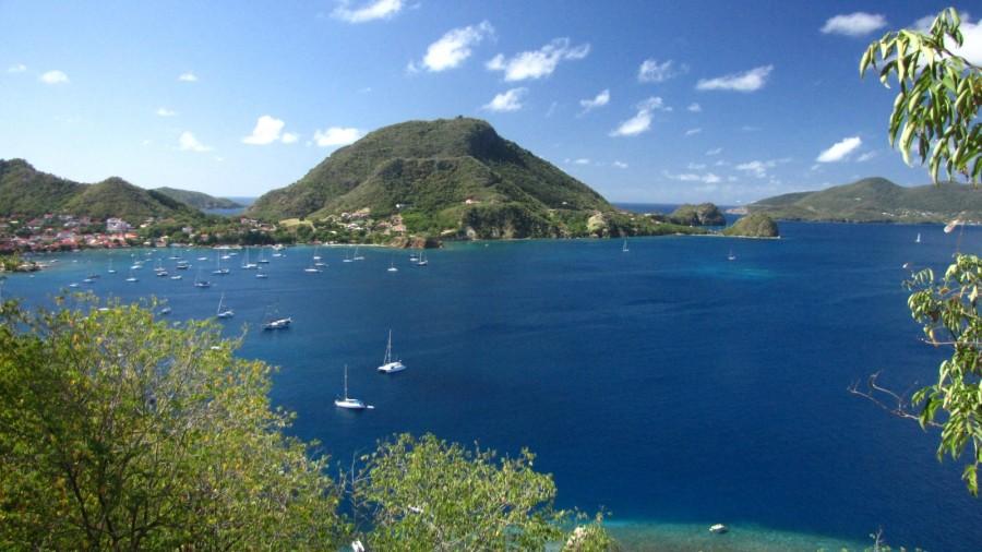 Les Saintes - widok na zatoke