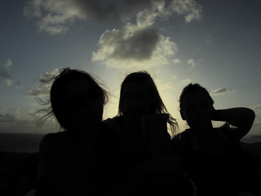 Sally, Ania & Sabina; Pointe des Châteaux, Grande-Terre, Gwadelupa
