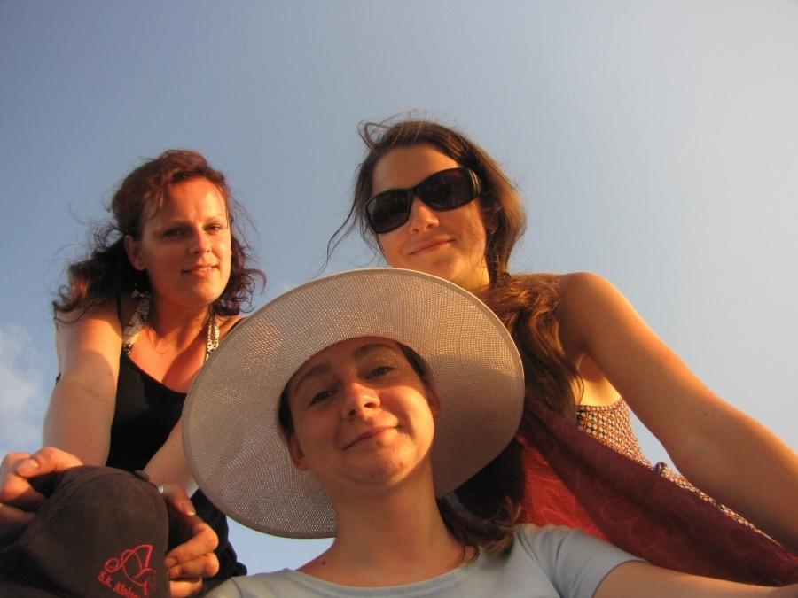Sabina, Ania & Sally; Pointe des Châteaux, Grande-Terre, Gwadelupa