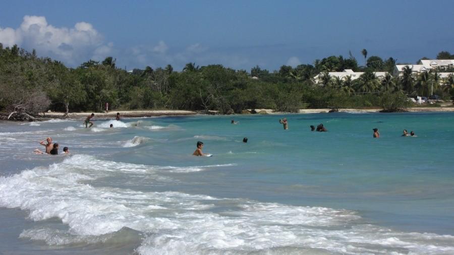 Plage de Saint-Félix, Grande-Terre, Gwadelupa