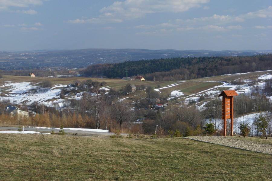 Widok z pod krzyża