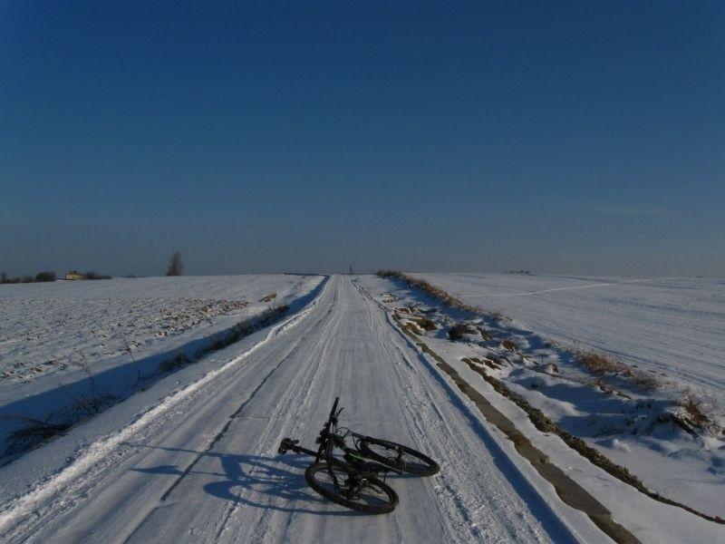 Po ubitym śniegu jechało się rewelacyjnie.