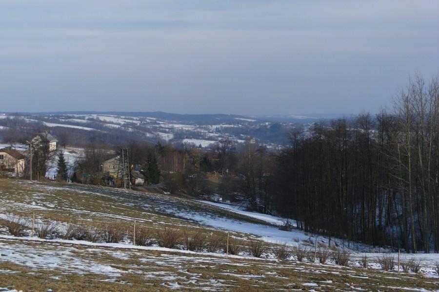 Widok gdzieś na górki