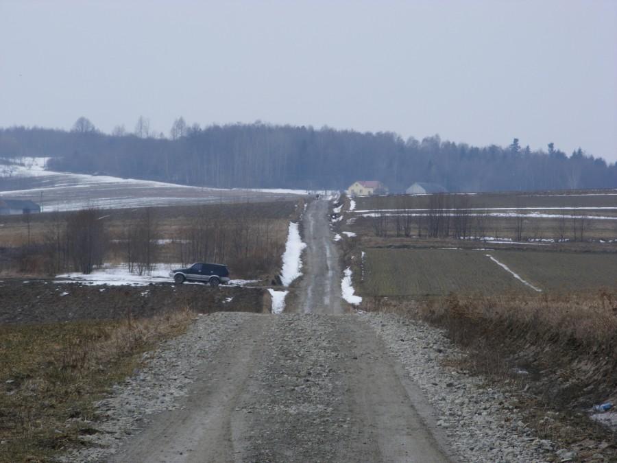 Dzisiaj odpuściłem sobie teren bo wiem że ta droga kończy się prawie zawsze błotem;)