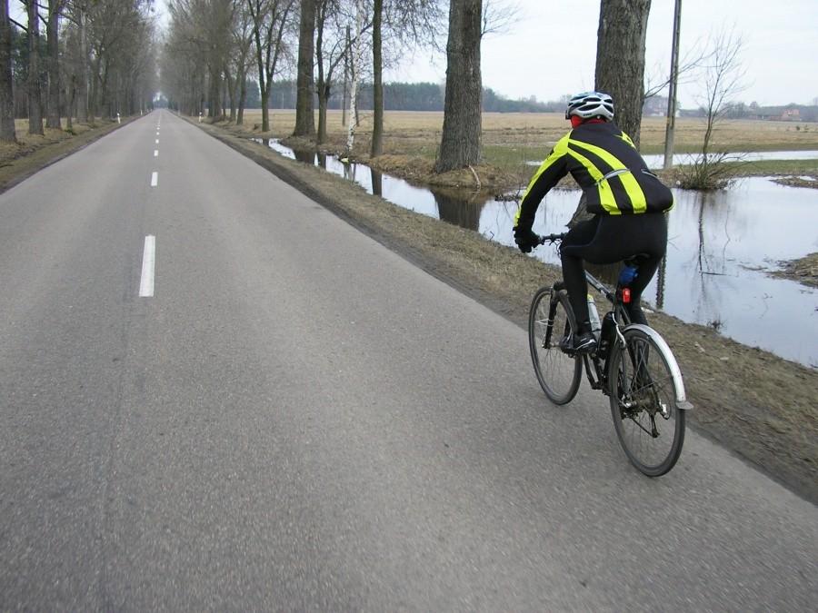 Biker na trasie