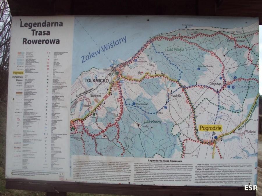 Tablica Szlaku Rowerowego