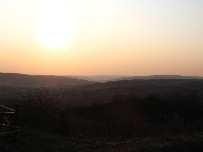 Widok na góreczki.