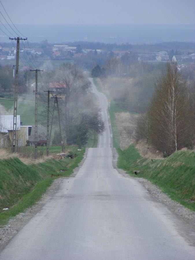 Zjazd w stronę Przybyszówki