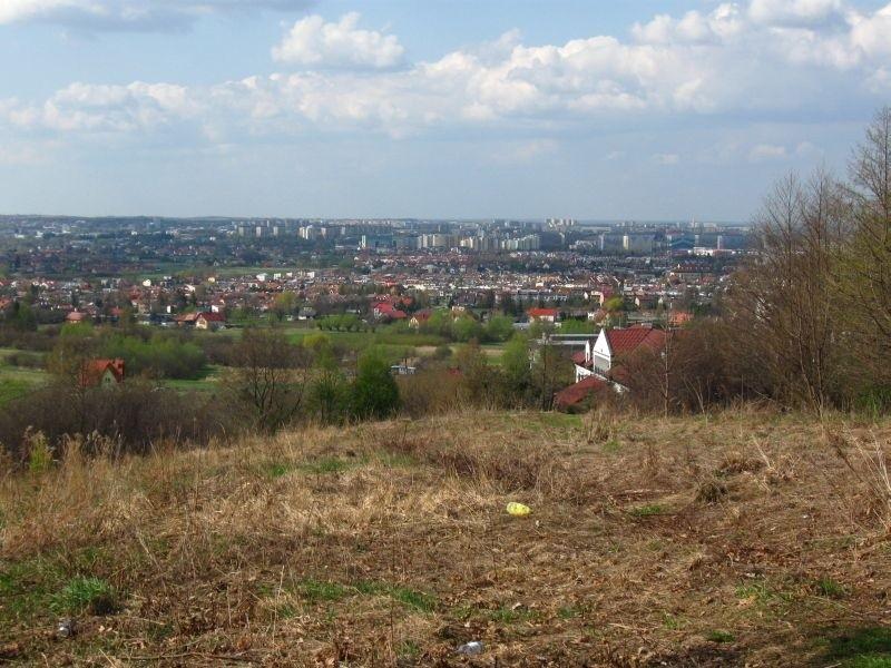 Rzeszów- widok z górki na Zalesiu.
