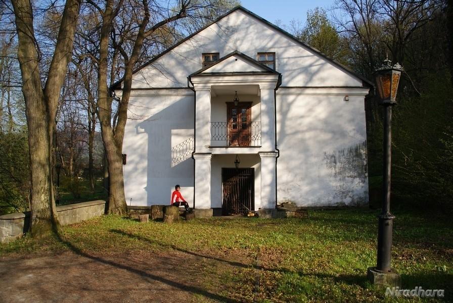 pozowanie na pieńku