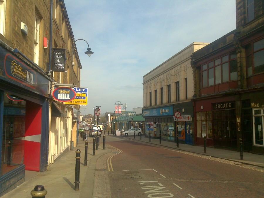 Miasteczka Colne w Lancashire, UK