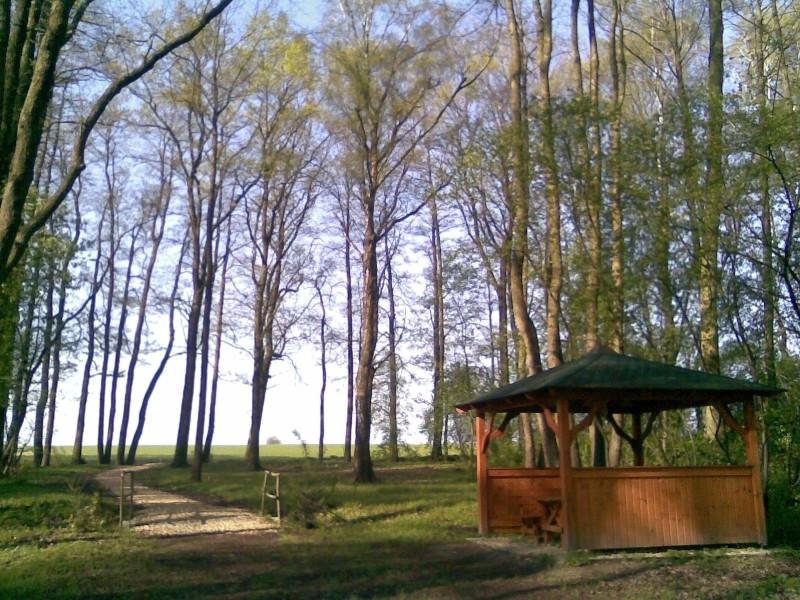 Altana obok źródełka