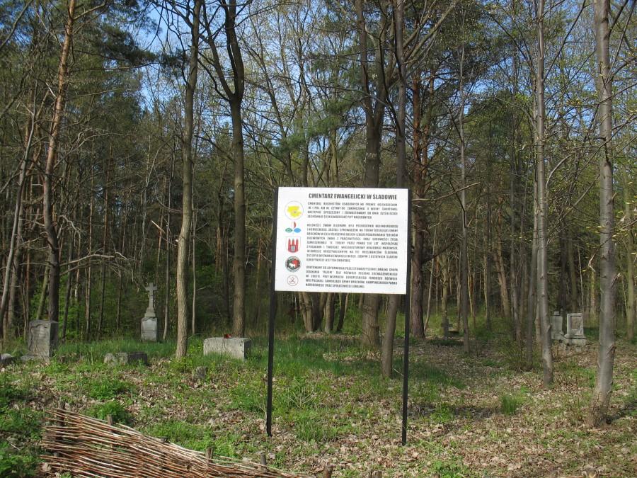 Śladów - cmentarz osadników olędrskich