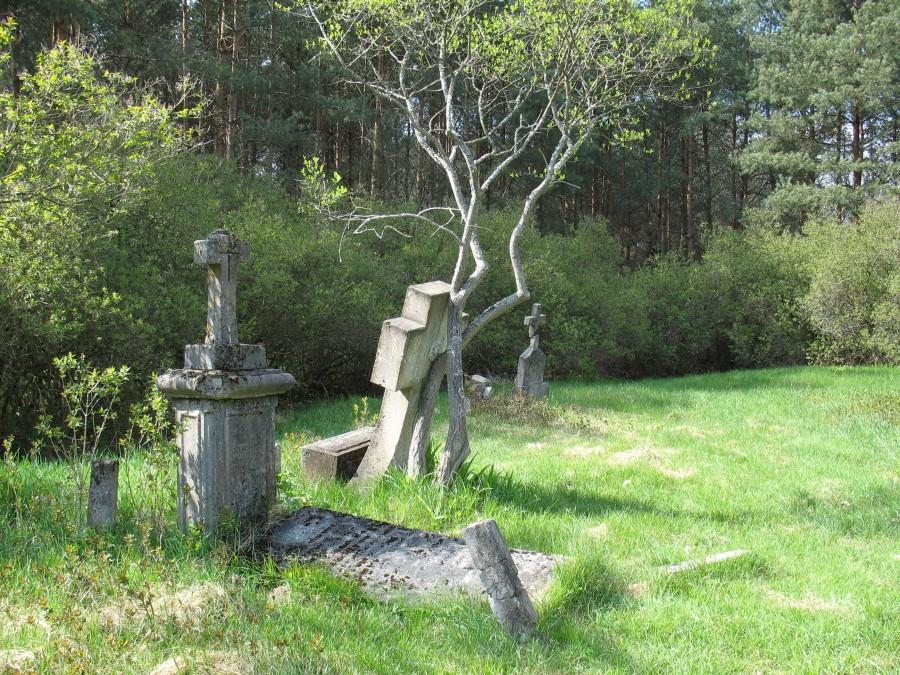 Famułki Łazowskie - cmentarz osadników olęderskich