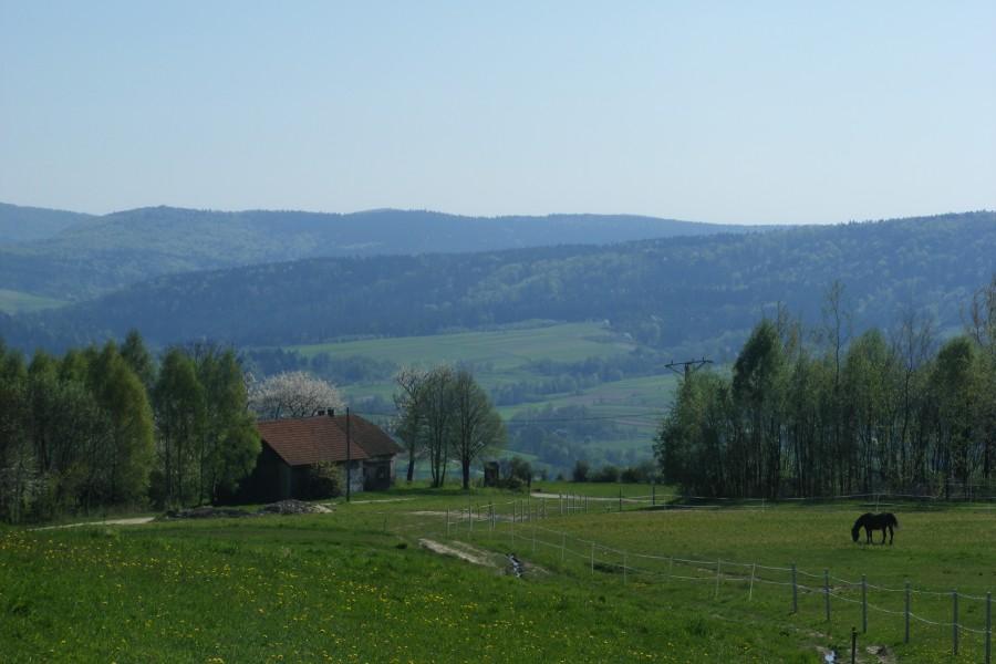 Następne górki to już park krajobrazowy
