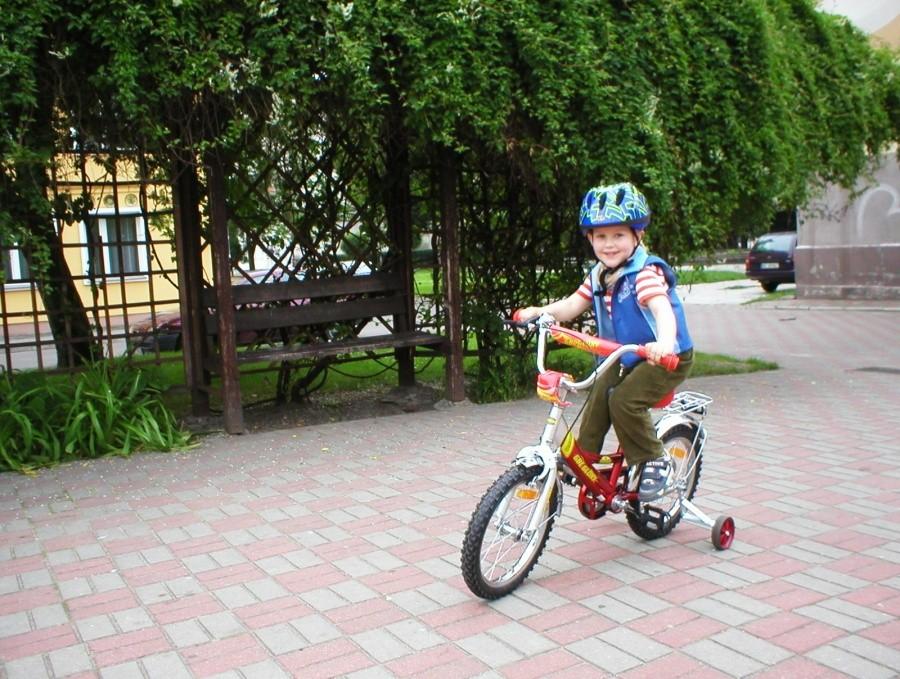 MAŁY BIKER w AKCJI