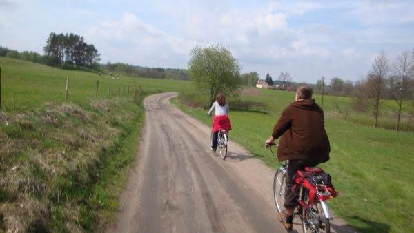 Malownicza trasa zielonego szlaku rowerowego