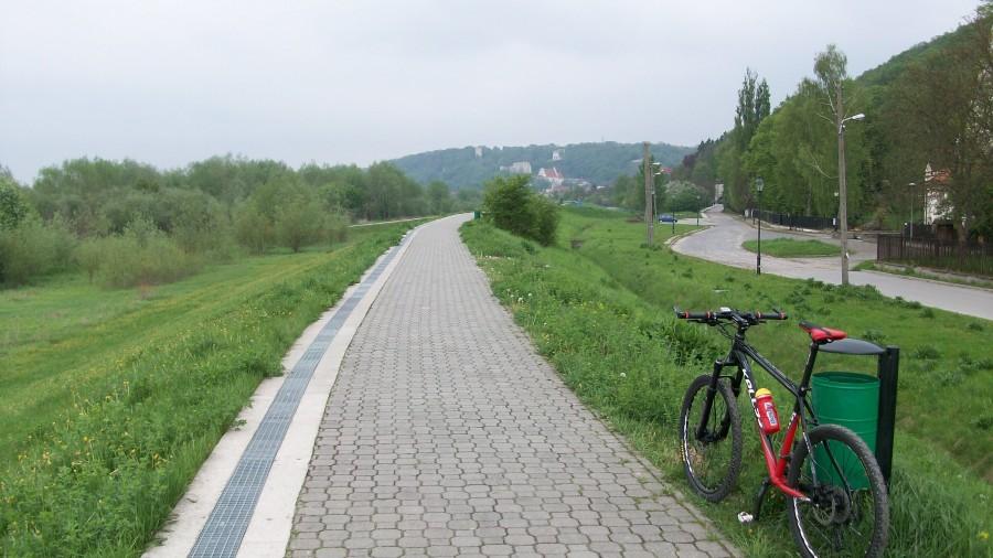 Widok na zamek i kościół
