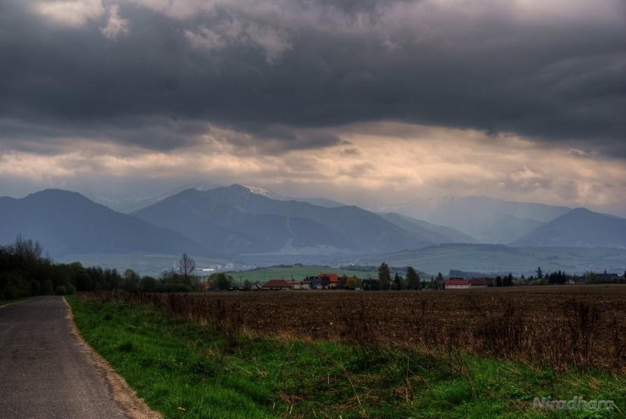 widok na Tatry Niskie