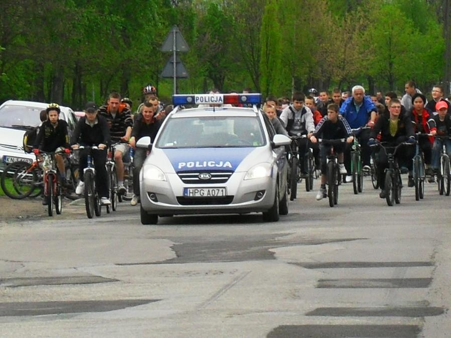 Przejazd ulicami Nowego Sącza