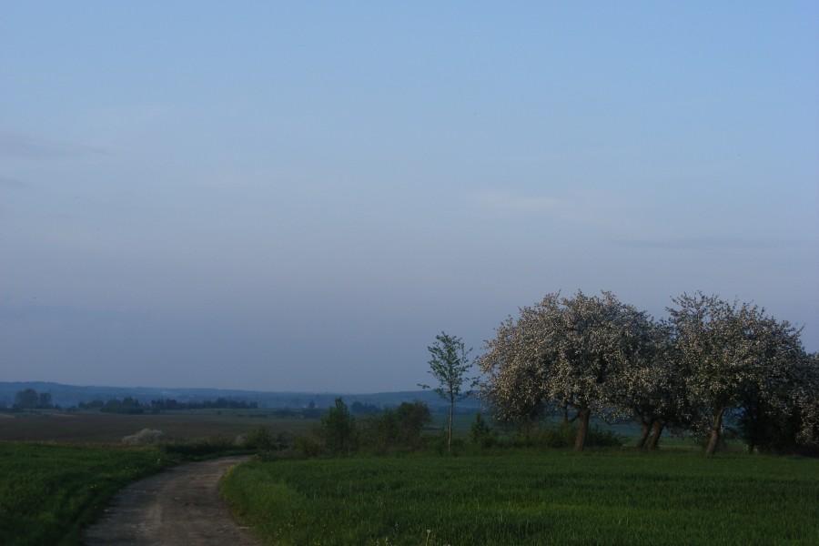 Krajobrazy po drodze:)