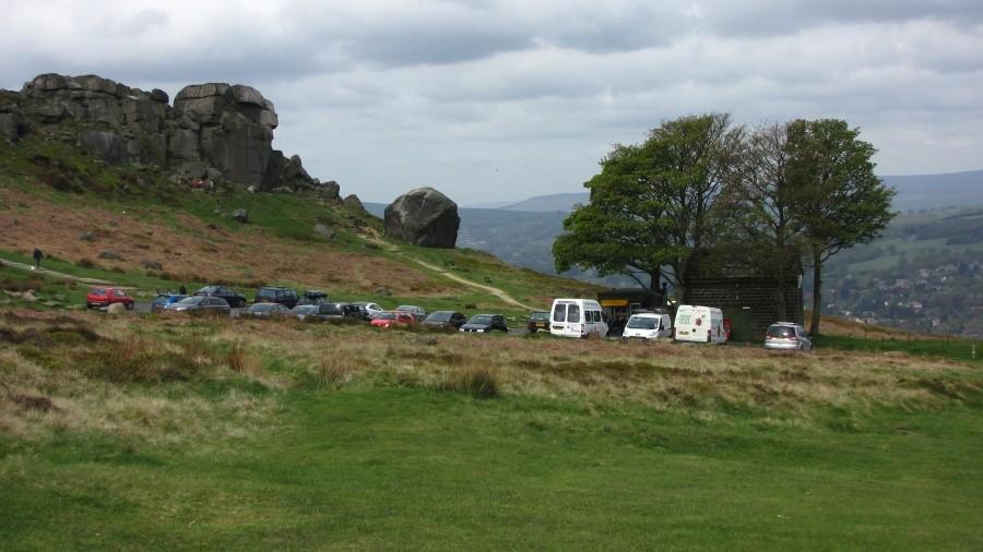 The cow and the Calf rocks - Ilkley