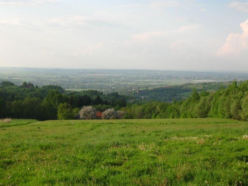 Maternówka, a w dole Lubenia.