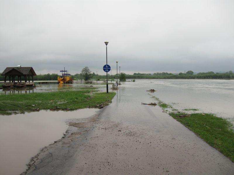 Na wysokości Lisiej Góry- trzeba wjechać do Wisłoka.