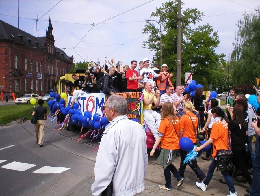 JUWENALIA 2010-WJAZD NA UL. POCZTOWĄ