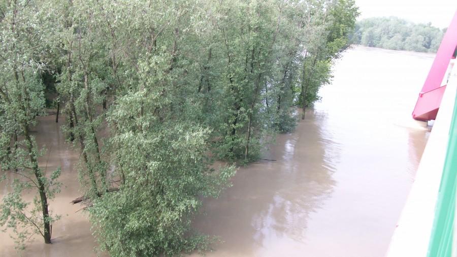 Widok z mostu Jana Pawła II