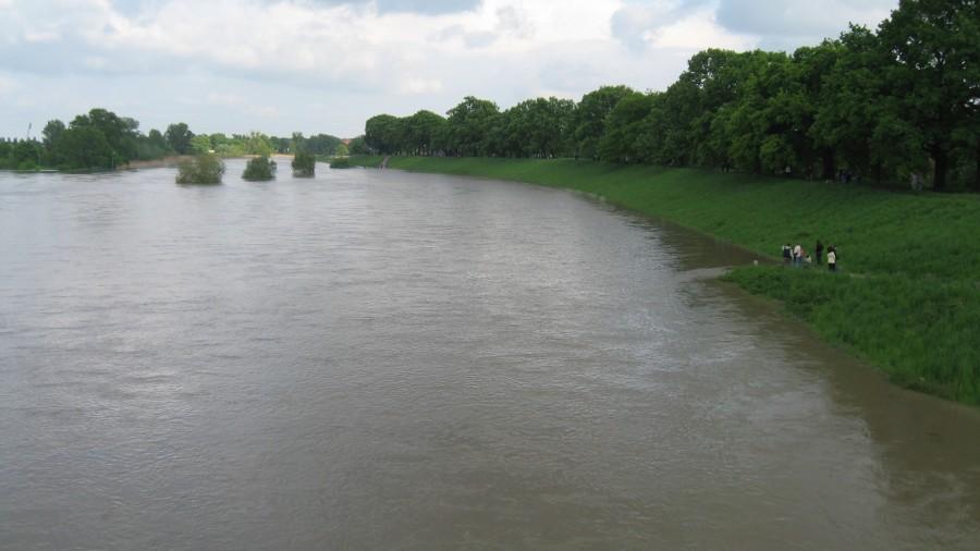 Odra - widok z mostu Warszawskiego