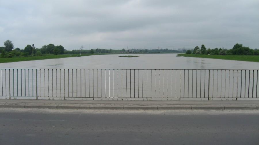 most Strachociński - widok w stronę Psiego Pola
