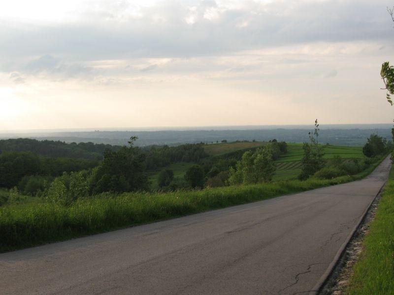 Widok z Husowa na płaskowyż.