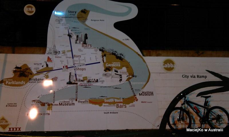 Mapa Brisbane