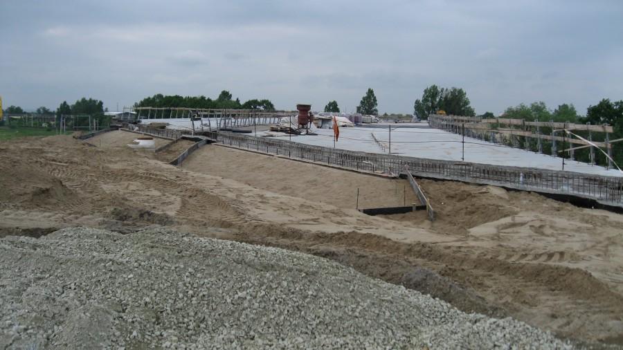 Wrocław - budowa Obwodnicy Śródmiejskiej - wiadukt nad linią kolejową