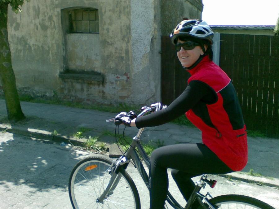 Niezła bikerka