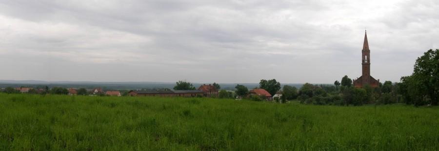 Widok na Strupinę i Wzgórza Trzebnickie