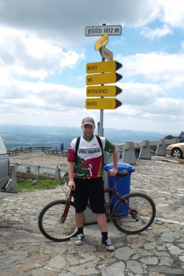 Na szczycie Jested 1012m n.p.m
