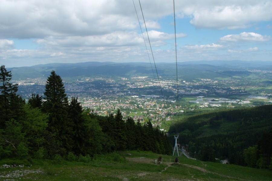 Widok na Liberec
