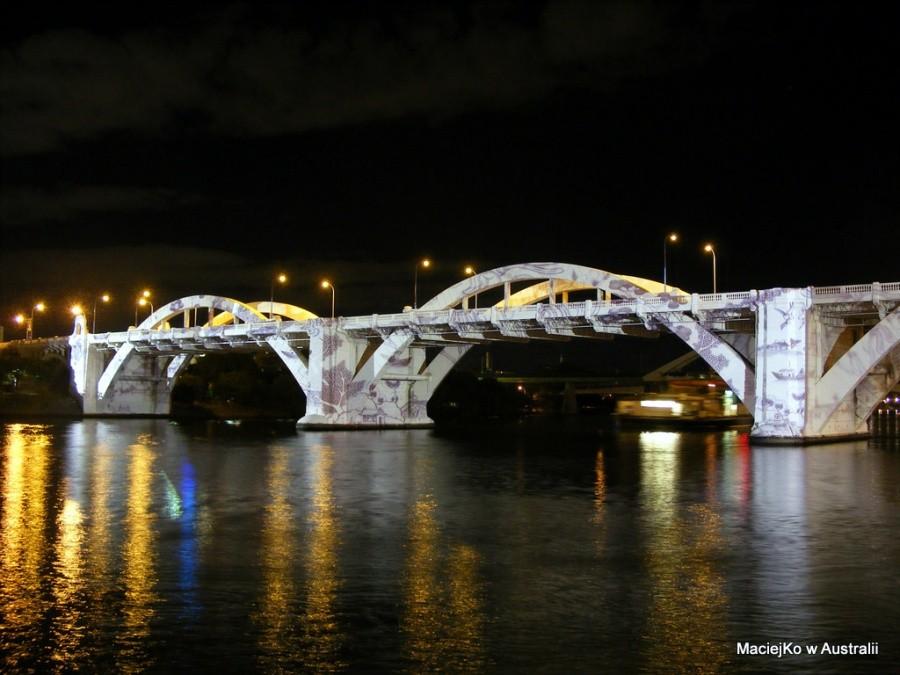 Brisbane nocą - William Joly Bridge