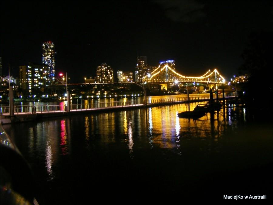 Brisbane nocą - Story Bridge