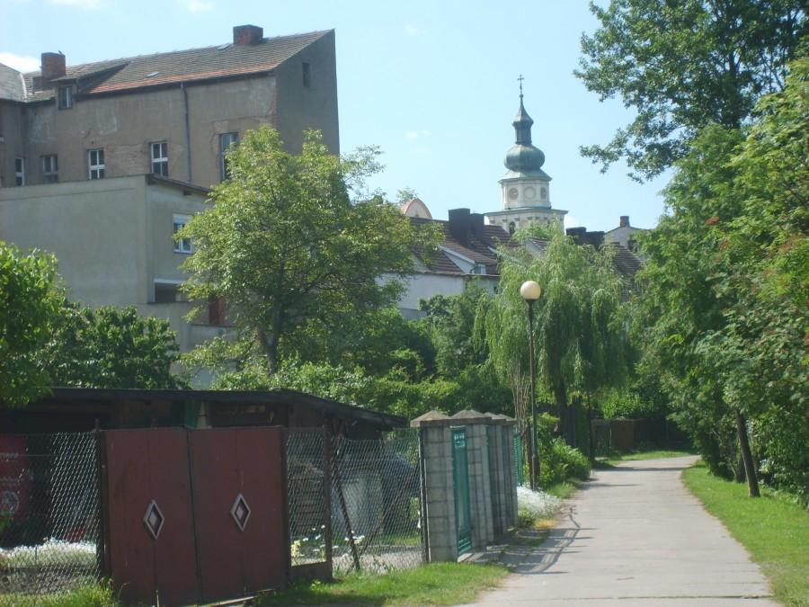 Pszczewski nadjeziorny deptak spacerowy