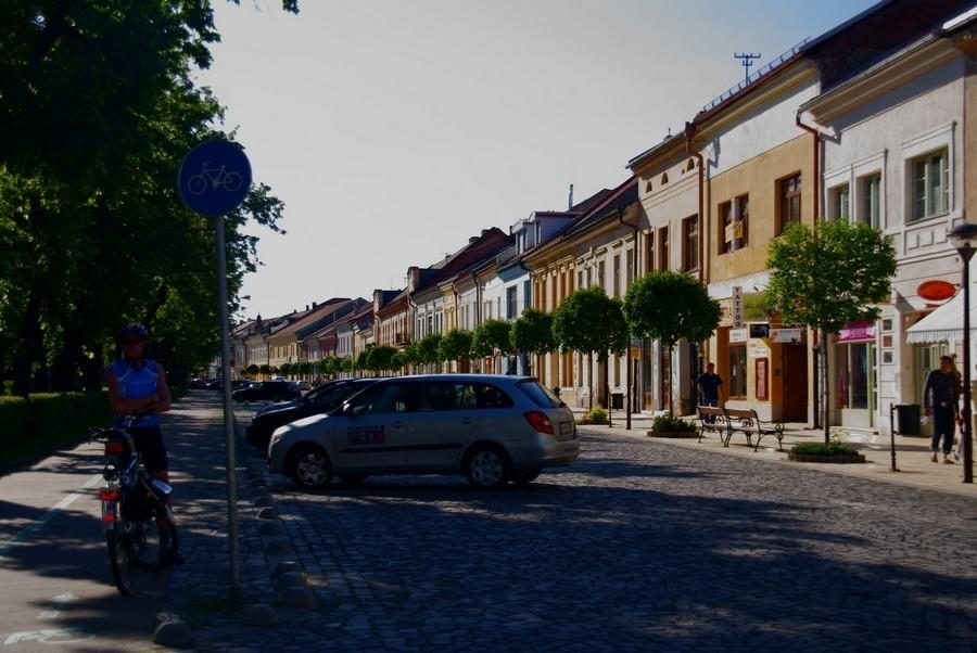 Główna ulica w Spiskiej Nowej Wsi