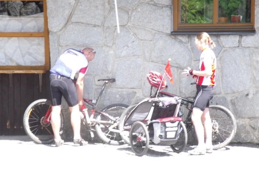 Rodzinka nad Popradzkim Plesem