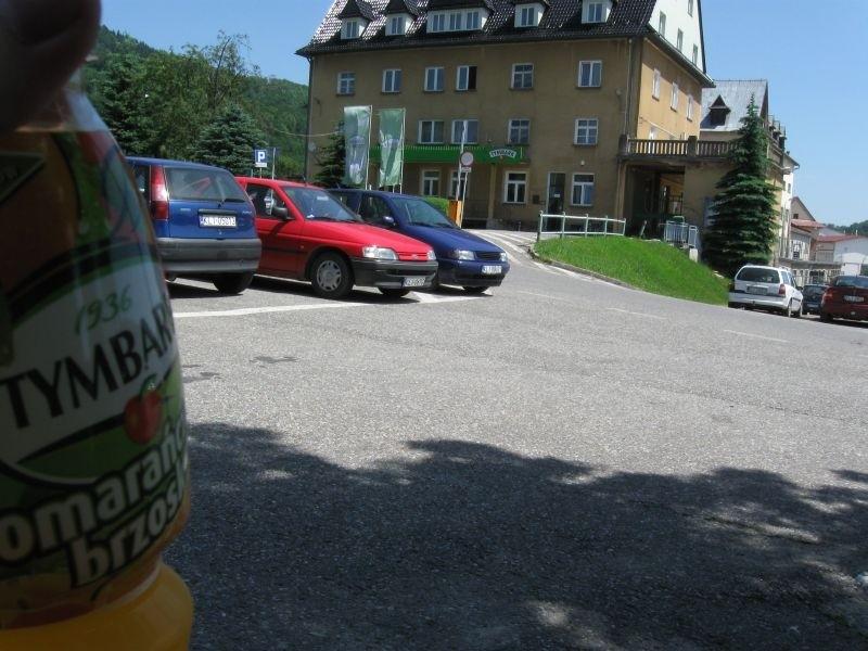 Tymbark pod zakładem produkcyjnym w Tymbarku :D
