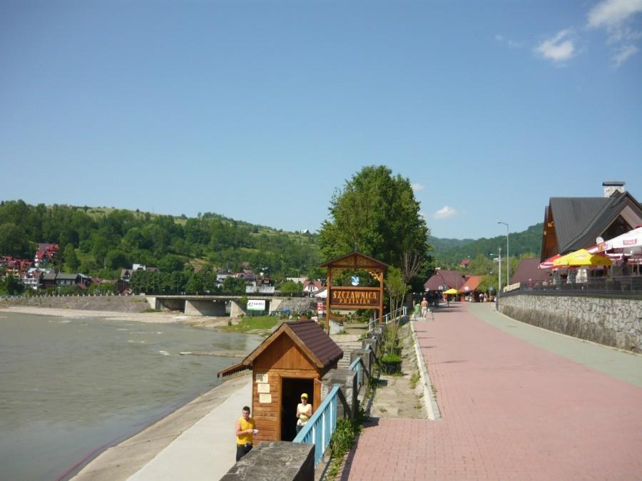 Wjazd do Sczawnicy od Dunajca