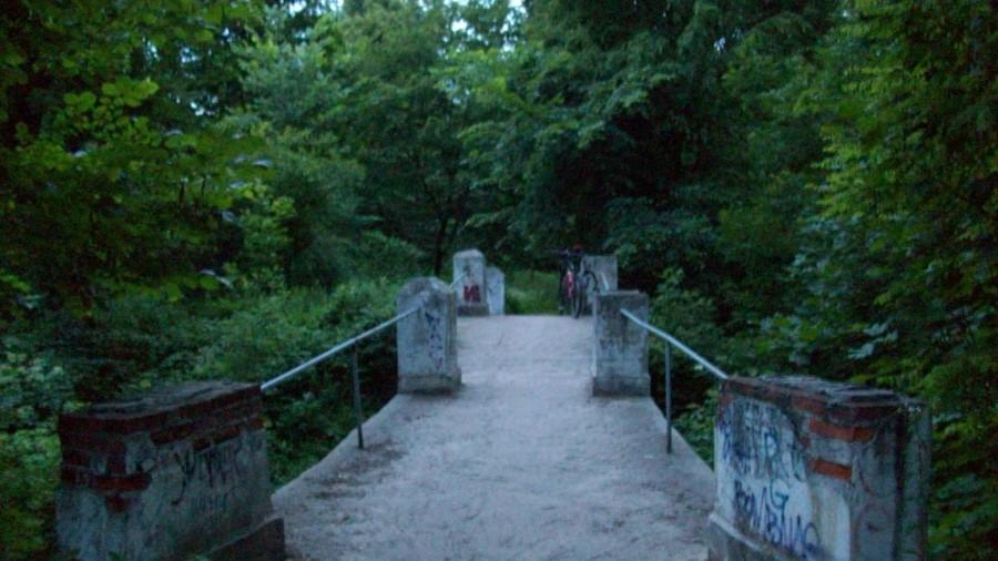 Park Puławski - mostek