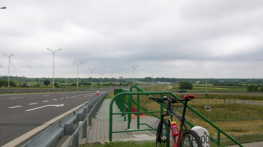 Widok na obwodnice i nowy most