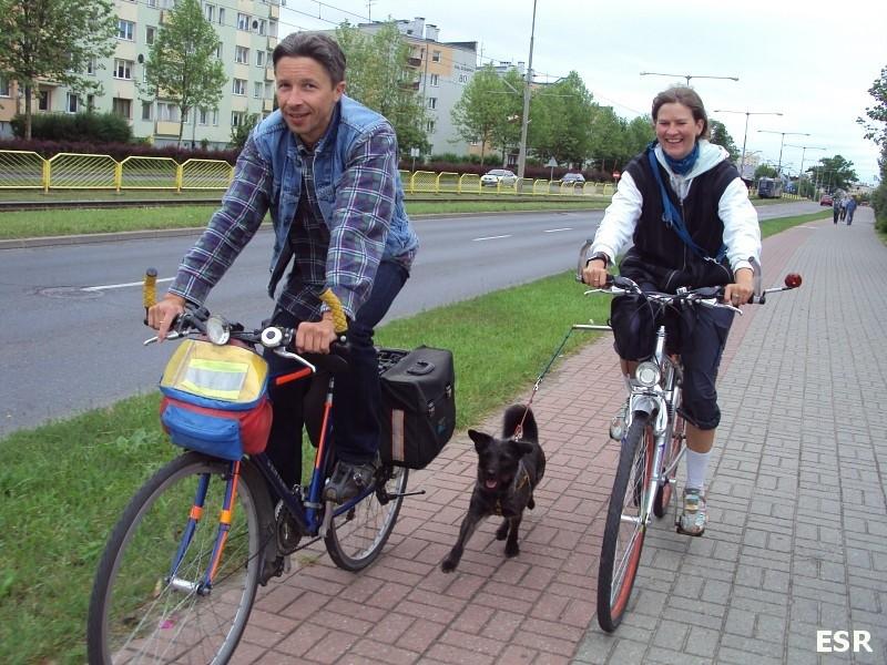 Rowerowa para i pies